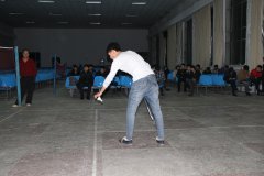 輕輕羽毛 展我風(fēng)采--呼倫貝爾技師學(xué)院舉辦校園羽毛球比賽