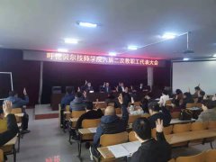 呼倫貝爾技師學(xué)院召開(kāi)六屆二次教職代會(huì )