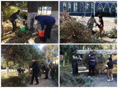 “學(xué)史力行，美化校園迎國慶”主題黨日活動(dòng)